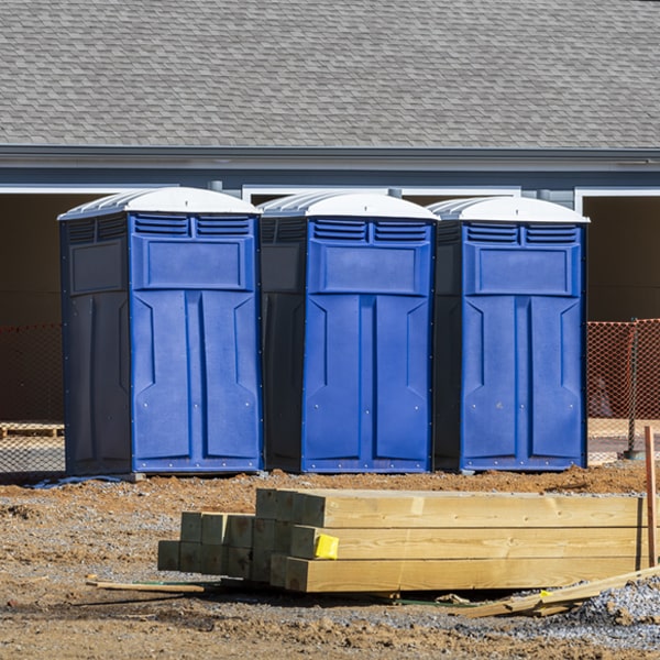 what is the expected delivery and pickup timeframe for the porta potties in South Glastonbury